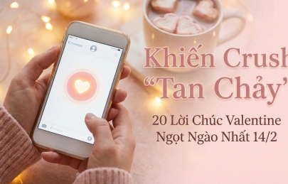 20+ Lời chúc Valentine hay, ngào khiến Crush tan chảy ngày 14/2